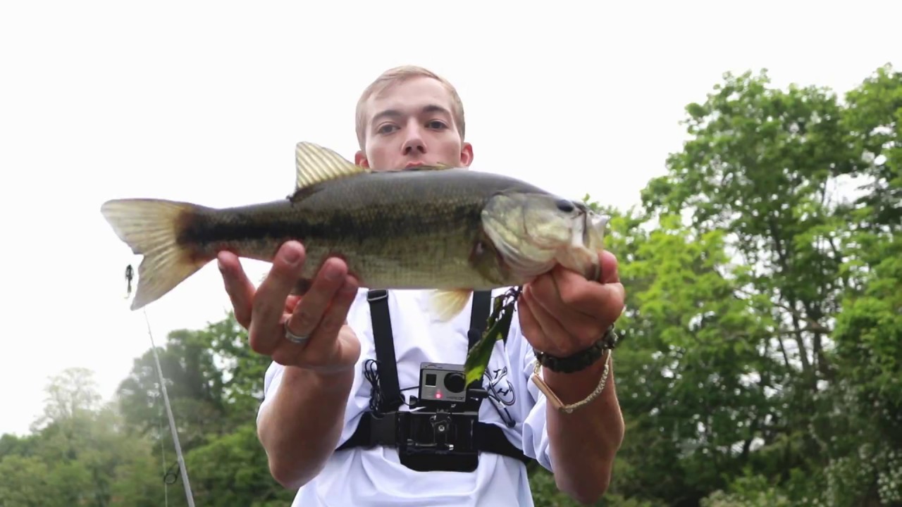 Bass fishing after Spring Storm YouTube