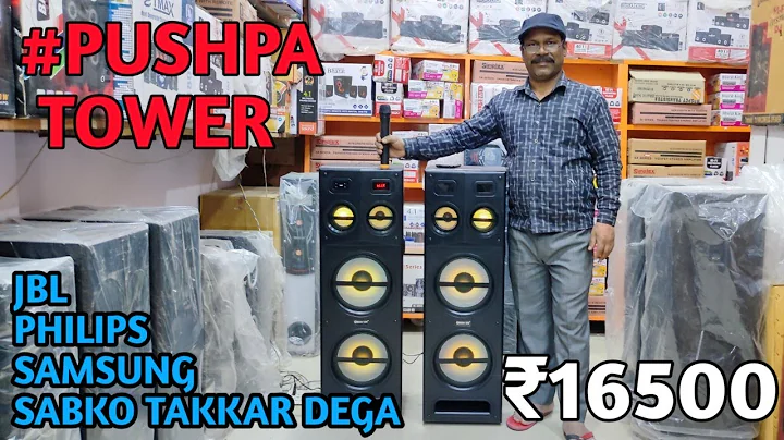 BHARAT ELECTRONICS BEST PUSHPA TOWER DOUBLE 10 TOWER PRICE-16500 ECHO CODELESS MIC