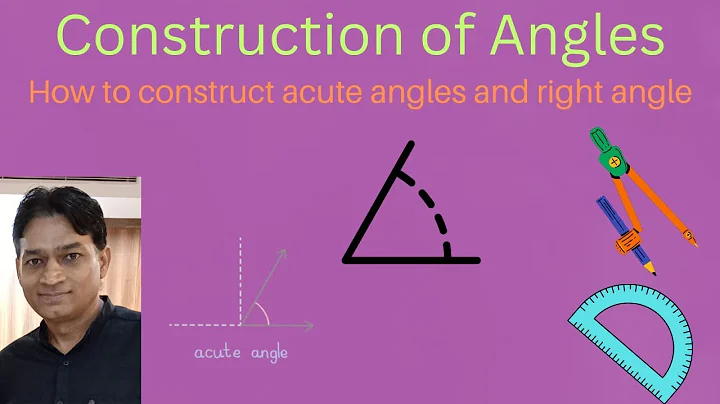 How to Construct an Angle of 15°,30°,45°,60°,75°,90°,105°,120°,135°,150°, 165°, 180° Degree | Part 1