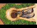 Amazing Fish Trap In The Deep Hole - Making an Underground Fish Trap System ! Easy Way to Trap Fish