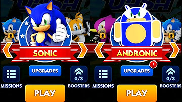 Sonic Dash SONIC VS ANDRONIC Android iPad iOS Gameplay HD