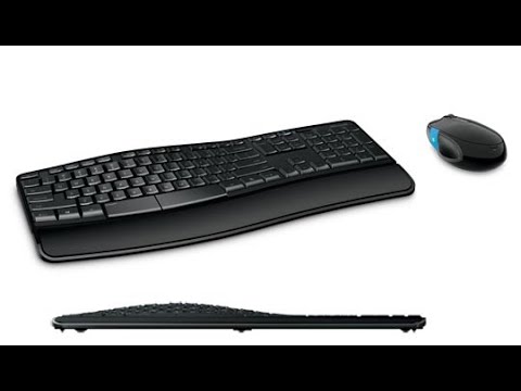 Unboxing of the Sculpt Comfort Desktop Wireless Keyboard and Mouse