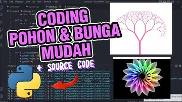 Cara Membuat Pohon & Bunga Coding dengan Python