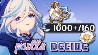 all the resin for furina! | pulls decide
