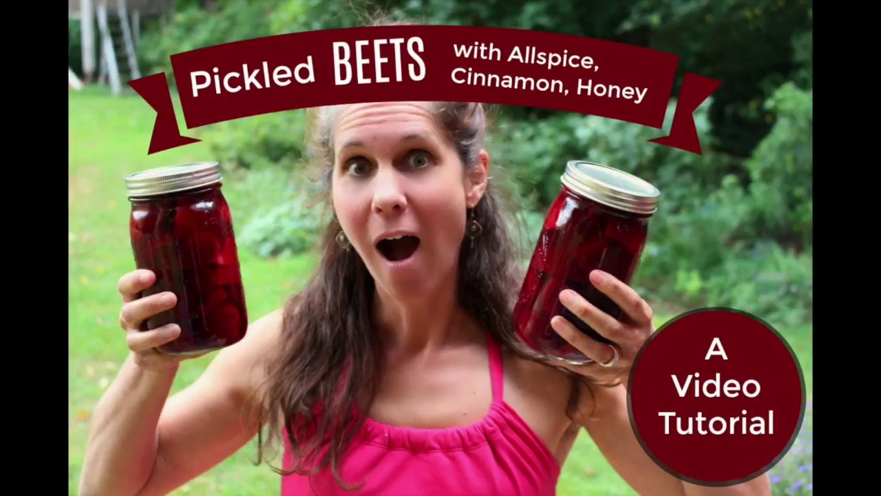 How to make pickled beets with honey, allspice and cinnamon YouTube
