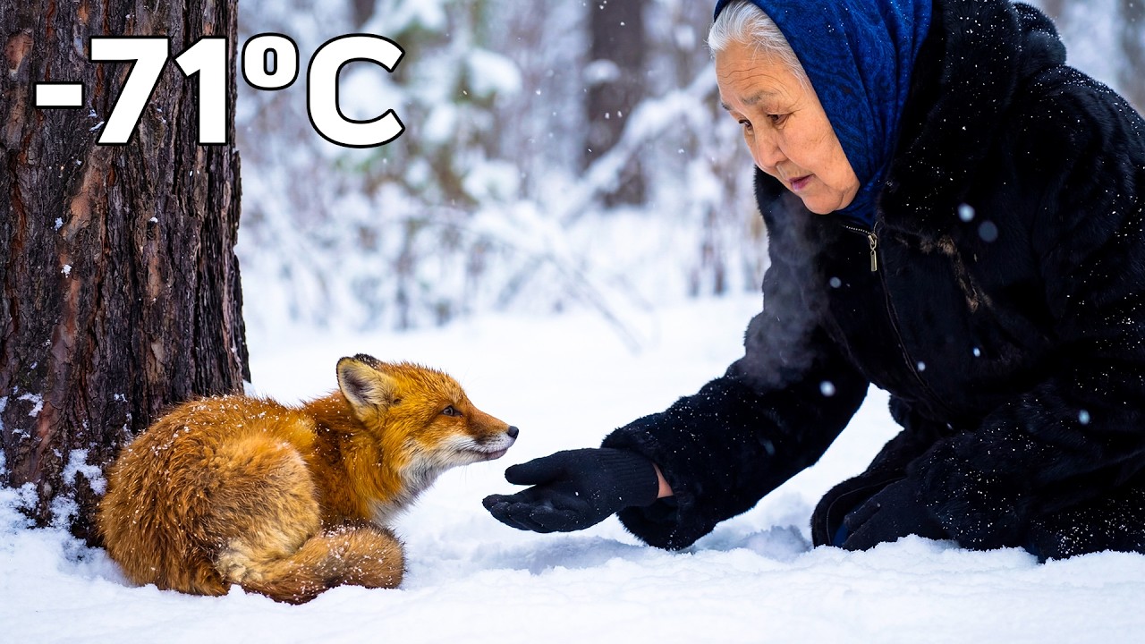 An Elderly Woman Saved an Orphaned Fox Kit in Siberia ❄️🦊