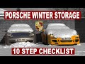 Porsche Winter Storage - 10 Step Checklist