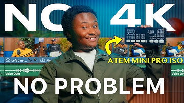 Get 4K RESOLUTION on ATEM MINI PRO ISO with ORIGINAL Camera Files