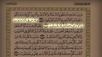 القارئ بدر التركي اليوم ٦٦ سورة الروم كامل