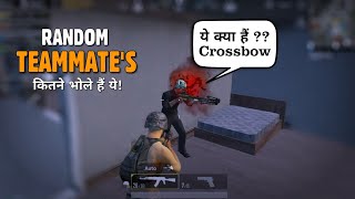 PUBG MOBILE: Playing With Random Teammates in Pubg Mobile, Funny Indian teammates | gamexpro