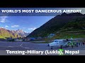 WORLD’S MOST DANGEROUS AIRPORT | Lukla takeoff &amp; landing | TERRIFYING Dornier 228 flight review