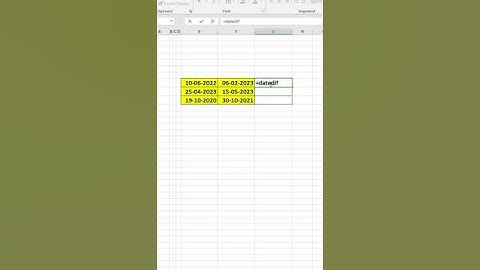 Excel tips & tricks #126|Excel MAGIC TRICK for DATEDIF Function| MUST WATCH