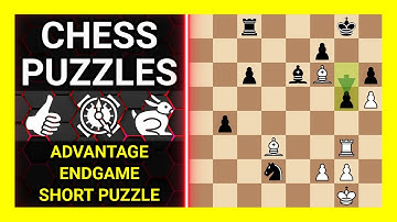 Chess Puzzles to Practice. Themes: Advantage, Endgame, Short puzzle. Learn Chess