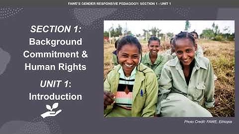 Section 1 /Unit 1: Introduction