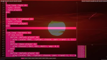 Sonic Pi Generative Ambient Patch #1