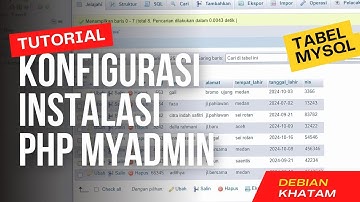 Cara Membuat dan Instalasi Database dan Tabel MySQL di phpMyAdmin | Menggunakan VMware Debian 9