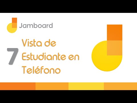 7 Vista de Jamboard desde un teléfono como estudiante