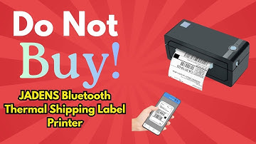 Don’t Buy This! JADENS Bluetooth Thermal Shipping Label Printer Slow, Confusing & Overhyped!