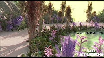 Eon VUE xStream 3D alien planet 3ds Max VRay render test