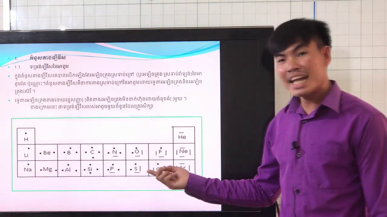 គីមីវិទ្យា មេរៀនទី១ ធរណីមាត្រនៃម៉ូលេគុល