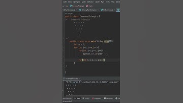 Inverted Triangle Pattern | JAVA | Interview Question | Coding practice