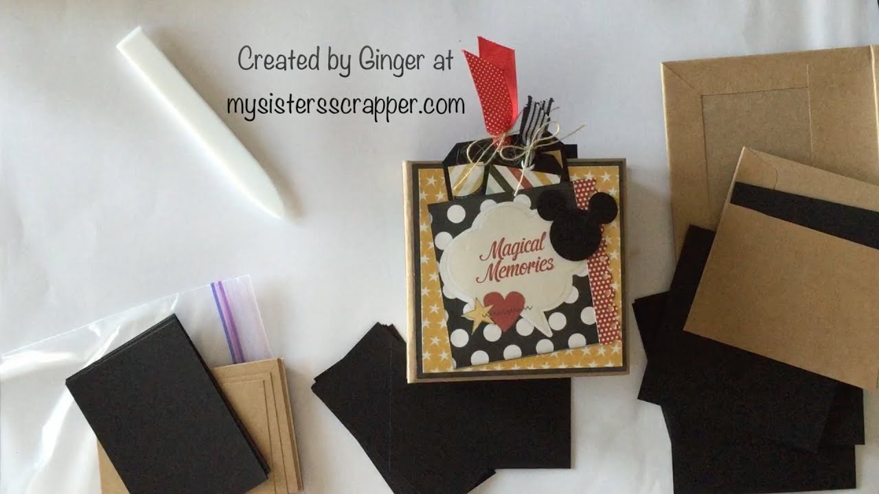 Say Cheese Mini Album Page Tutorial