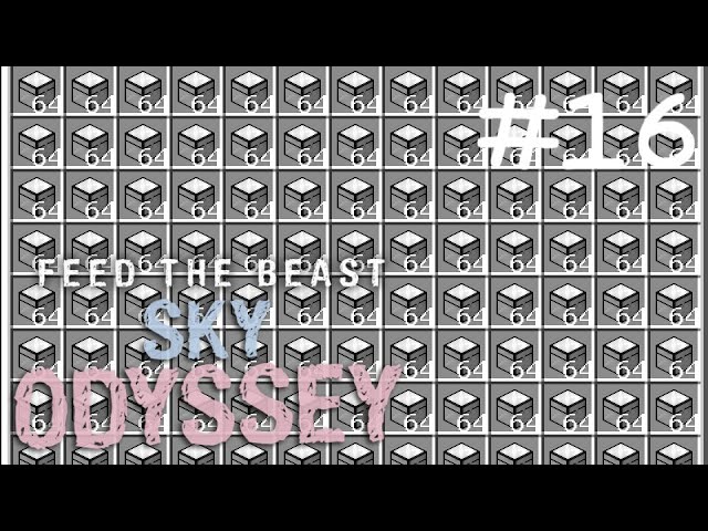 練成盤でスカイブロック Sky Odyssey Part16【Minecraft】