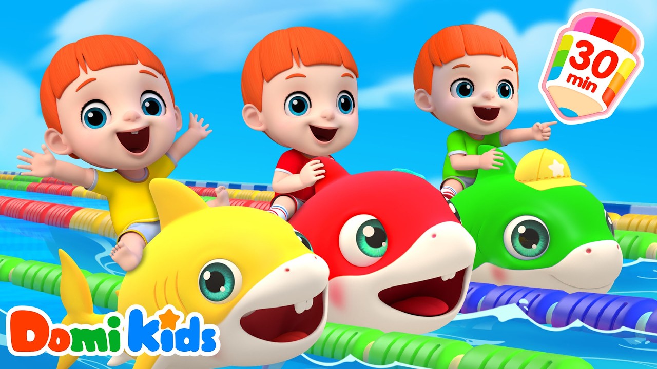 鯊魚寶寶又要變身啦？！| 快來圍觀吧！| 太好玩啦~| 寶貝多米海底趣游