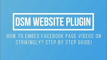 How To Embed Facebook Page Videos on Strikingly Website?