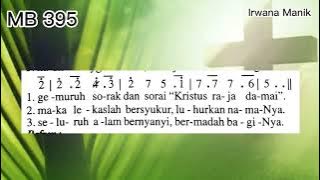 Madah Bakti 395 // YERUSALEM LIHATLAH RAJAMU // Lagu Perarakan Minggu Palma 🌴🌴🌴