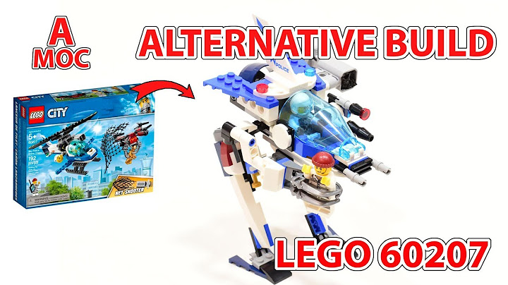Police battle mech from LEGO CITY 60207. #Alternate #build [A MOC]