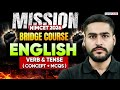 Mission NIMCET 2026 | Free Bridge Course | English | Verb &amp; Tense ( Concept + MCQs )
