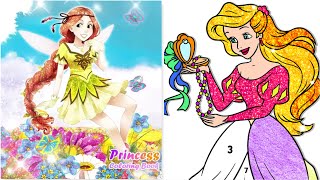 coloriage spécial par numéro : Livre de coloriage princesse  🎨 Mareva Tube & kids_toys screenshot 1