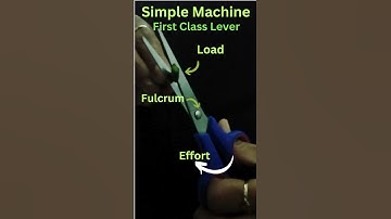 SIMPLE MACHINE(First class lever) ✂️ IN DAILY LIFE🌶#scissors
