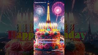 Happy Birthday Karaoke 🎂 Happy Birthday Song Instrumental 🎁 Happy Birthday To You Lyrics #shorts