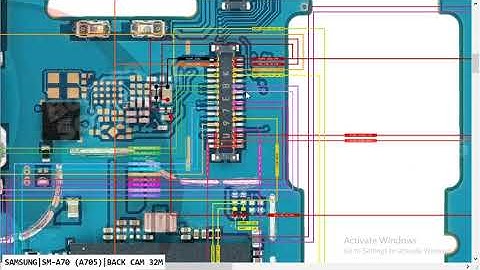 Samsung A70 SM A705 BACK CAMERA Notwarking Error Not Open Problem Hardware Solution