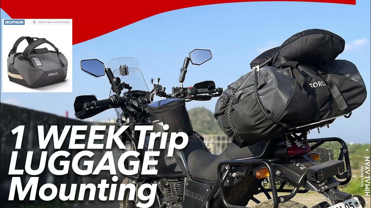 HOW TO MOUNT LUGGAGE ON ROYAL ENFIELD HIMALAYAN YouTube