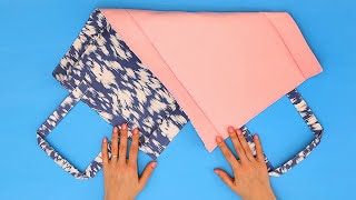 How to sew a bag with a simple trick - it is made quickly, looks beautiful!