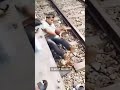 Video Appears to Show Dad Shielding Baby Under Moving Train in Bangladesh