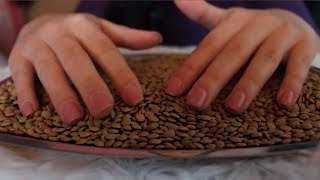 Greek ASMR | Whispering Greek Poems + Playing with Lentils