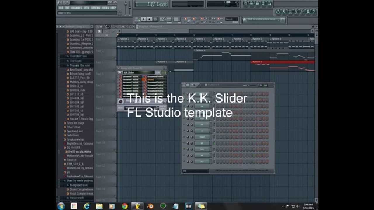 K.K. Slider FL Studio Template with download YouTube
