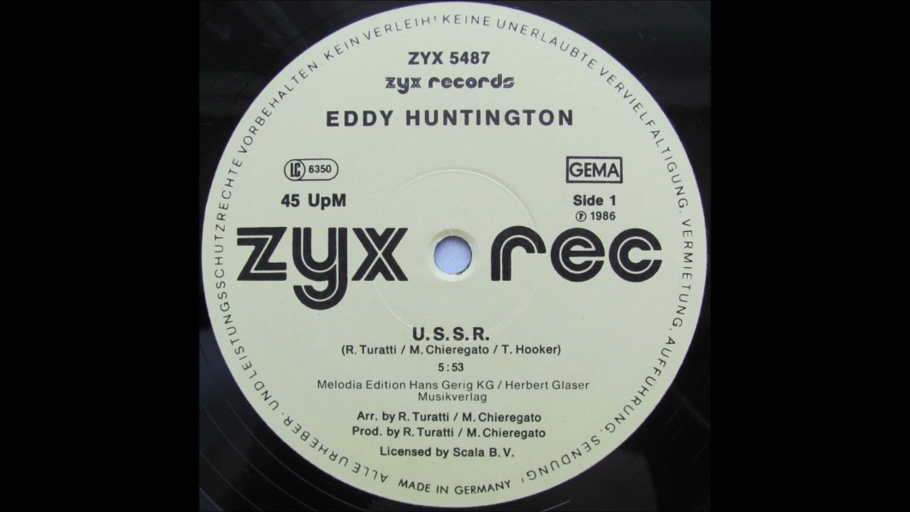 Eddy Huntington - U.S.S.R. - New Italo Disco Remix - 2K Video Mix