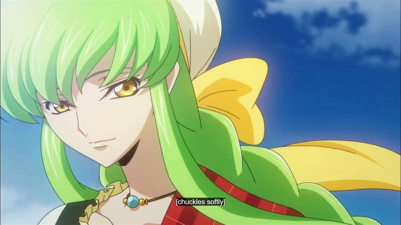 New CC and Lelouch scene from Code Geass Rozé of the Recapture episode 4 (3/4) YouTube