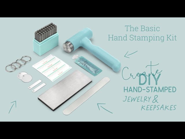 ImpressArt Basic Hand Stamping Kit for Metal Stamping Jewelry 
