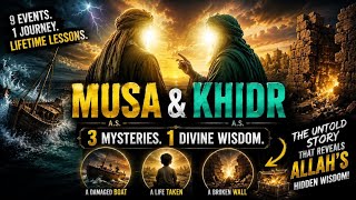 Musa (A.S.) & Khidr (A.S.) | The 3 Mysteries That Changed Everything 🤯