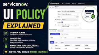 ServiceNow UI Policy Explained | Complete Tutorial for Beginners