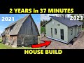 2 YEARS Timelapse - House is Built in 37 MINUTES