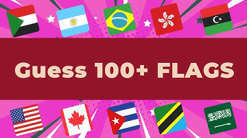 Guess the Flag Quiz | Can You Guess the 100 + Flags? #quiz #guesstheflag #quiztime #learningforkids