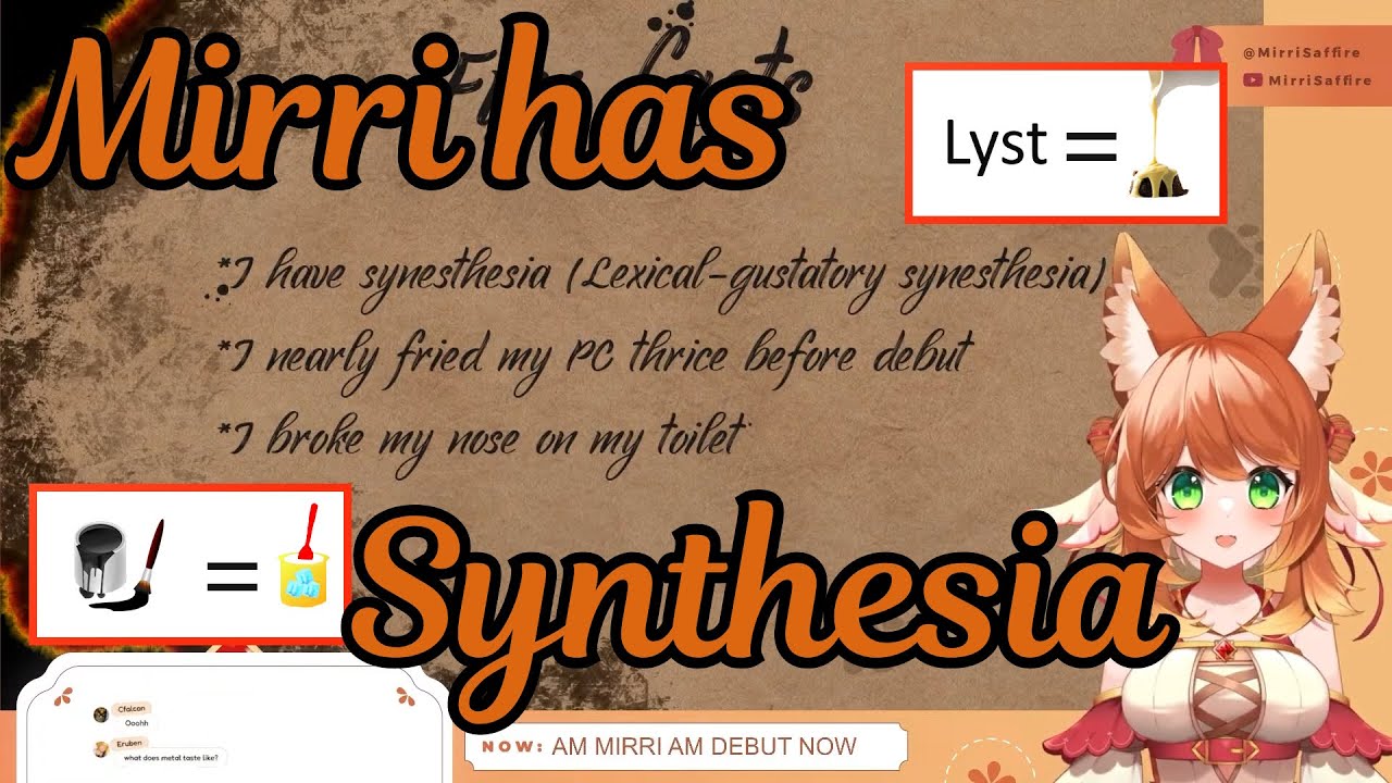 Mirri explains what synesthesia is【EIEN Project】