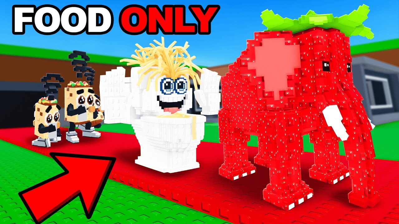 0 To 1 Trillion Using Only FOOD Brainrots!